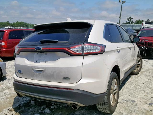 2FMPK3J91HBC47623 - 2017 FORD EDGE SEL WHITE photo 4