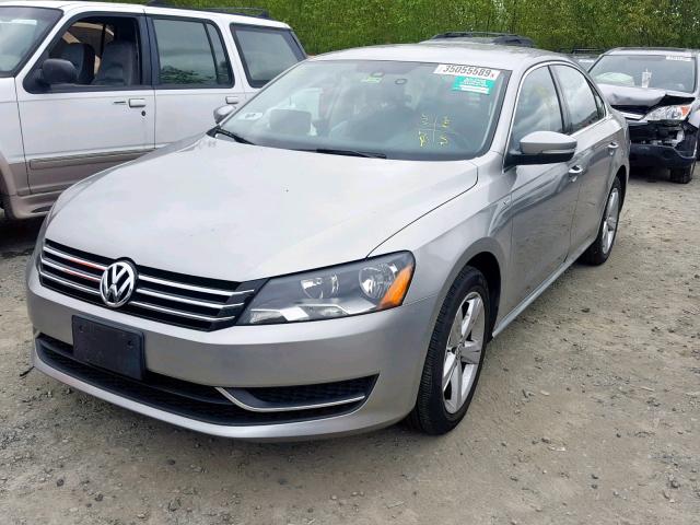 1VWAT7A37EC039930 - 2014 VOLKSWAGEN PASSAT S GRAY photo 2