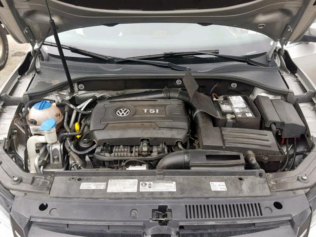 1VWAT7A37EC039930 - 2014 VOLKSWAGEN PASSAT S GRAY photo 7