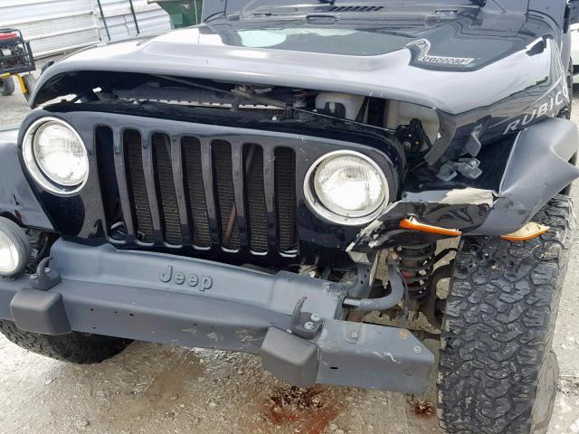 1J4FA69S15P319592 - 2005 JEEP WRANGLER / BLACK photo 9