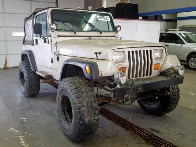 1J4FY19P3SP280607 - 1995 JEEP WRANGLER / CREAM photo 1