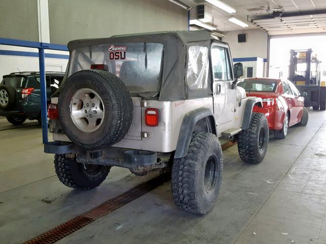 1J4FY19P3SP280607 - 1995 JEEP WRANGLER / CREAM photo 4