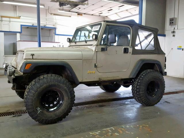 1J4FY19P3SP280607 - 1995 JEEP WRANGLER / CREAM photo 9