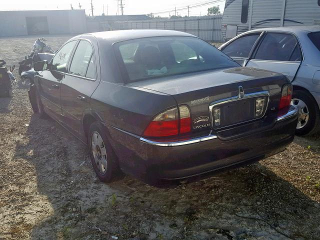 1LNHM86S25Y662360 - 2005 LINCOLN LS GRAY photo 3