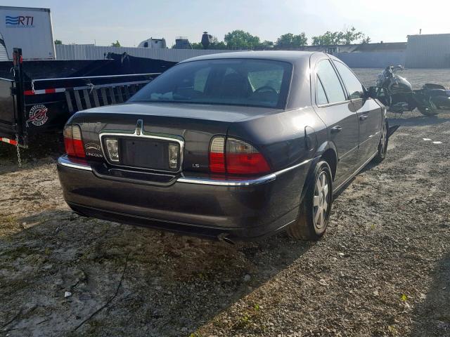 1LNHM86S25Y662360 - 2005 LINCOLN LS GRAY photo 4