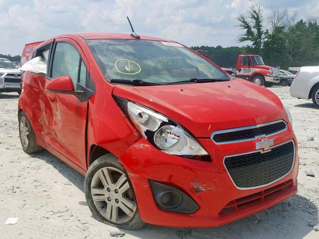 KL8CB6S92EC584566 - 2014 CHEVROLET SPARK LS RED photo 1