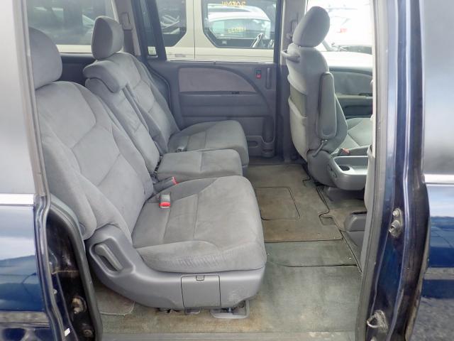 5FNRL38447B088960 - 2007 HONDA ODYSSEY EX BLUE photo 6