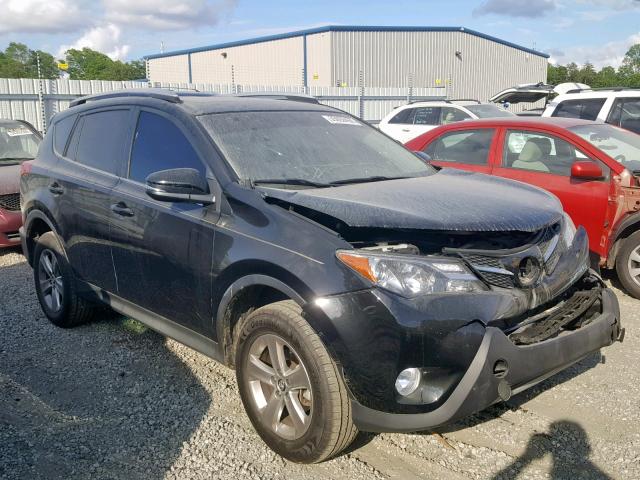 2T3WFREV4FW234387 - 2015 TOYOTA RAV4 XLE BLACK photo 1