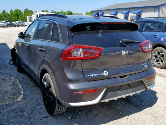 KNDCC3LC8J5133914 - 2018 KIA NIRO EX GRAY photo 3