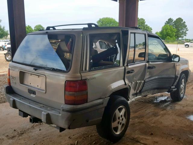 1J4GZ58SXPC504792 - 1993 JEEP GRAND CHER SILVER photo 4