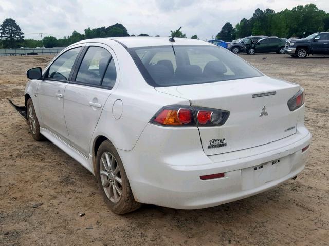 JA32U2FU2GU004961 - 2016 MITSUBISHI LANCER ES WHITE photo 3