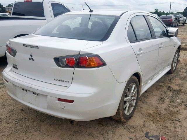 JA32U2FU2GU004961 - 2016 MITSUBISHI LANCER ES WHITE photo 4