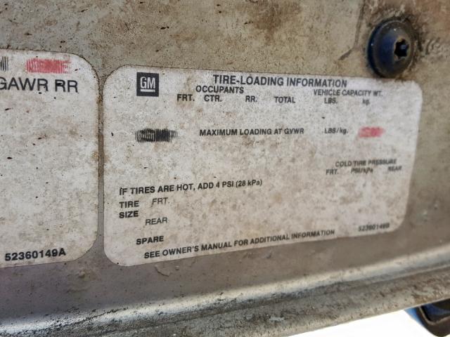 2G3AJ84N6L2341685 - 1990 OLDSMOBILE CUTLASS CI ვერცხლისფერი ფოტო 10