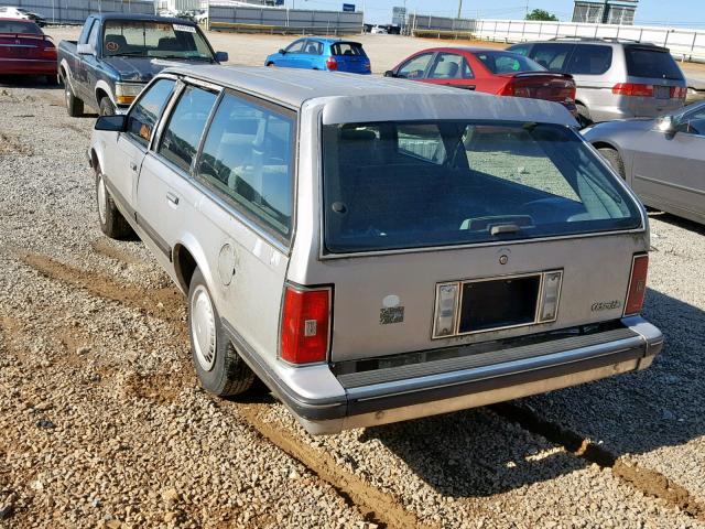 2G3AJ84N6L2341685 - 1990 OLDSMOBILE CUTLASS CI ვერცხლისფერი ფოტო 3