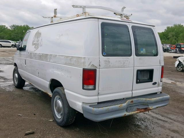 1FTNE24201HB35982 - 2001 FORD ECONO WHITE photo 3