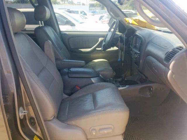 5TDBT48A44S231569 - 2004 TOYOTA SEQUOIA LI GRAY photo 5