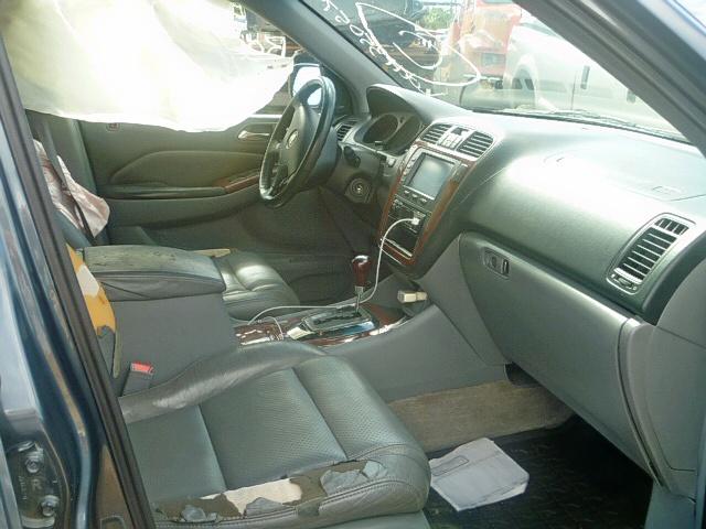 2HNYD18664H520530 - 2004 ACURA MDX TOURIN GRAY photo 5