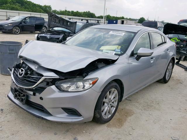 JM1GJ1U51G1427991 - 2016 MAZDA 6 SPORT GRAY photo 2