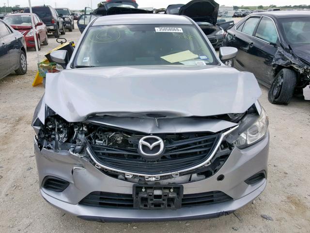 JM1GJ1U51G1427991 - 2016 MAZDA 6 SPORT GRAY photo 9