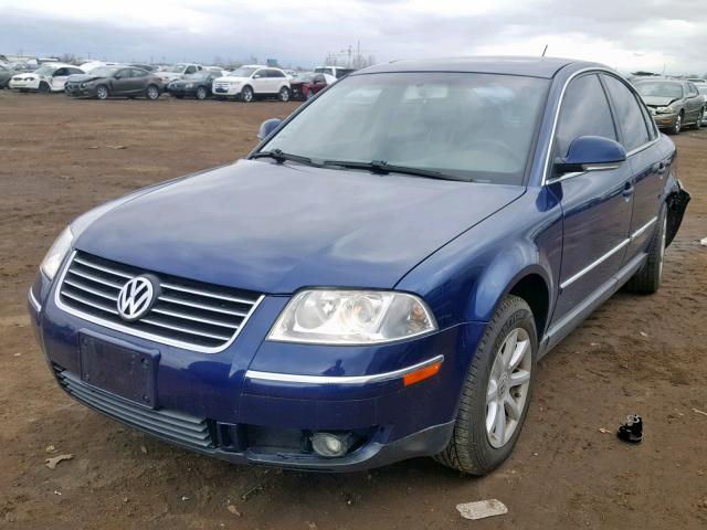 WVWPD63B24P320422 - 2004 VOLKSWAGEN PASSAT GLS BLUE photo 2