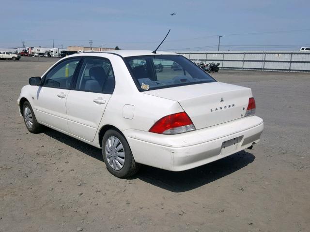 JA3AJ26E63U045763 - 2003 MITSUBISHI LANCER ES WHITE photo 3