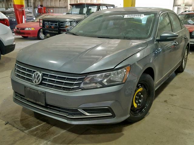 1VWBT7A33HC000681 - 2017 VOLKSWAGEN PASSAT SE GRAY photo 2