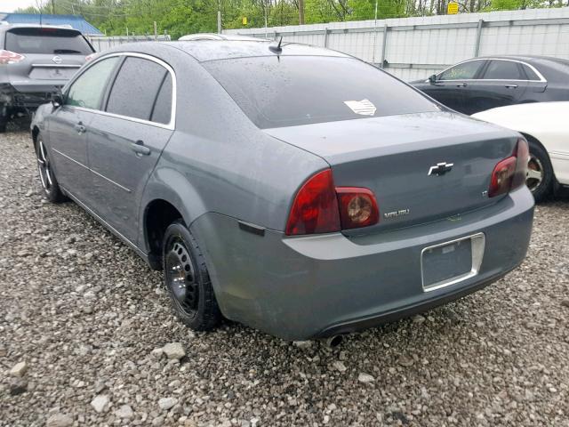 1G1ZH57B294177457 - 2009 CHEVROLET MALIBU 1LT GRAY photo 3