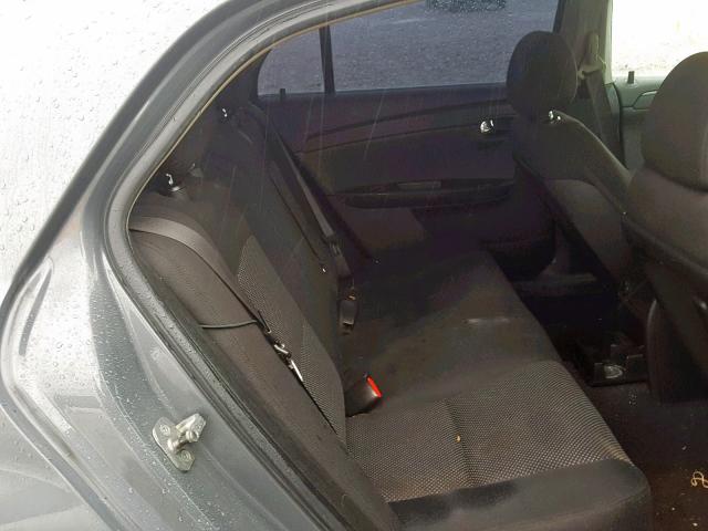 1G1ZH57B294177457 - 2009 CHEVROLET MALIBU 1LT GRAY photo 6