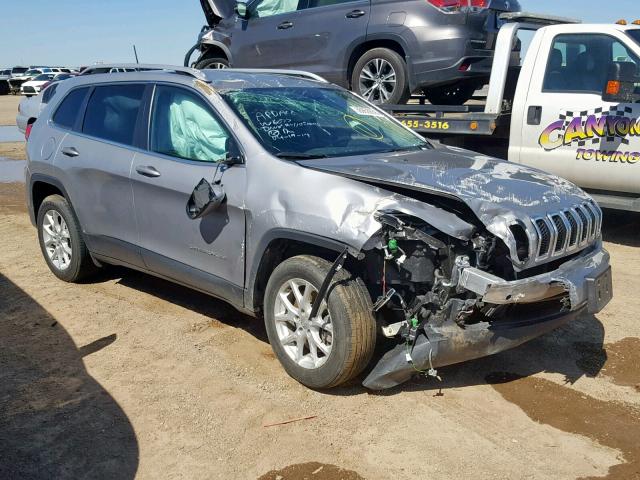 1C4PJLCB4JD566344 - 2018 JEEP CHEROKEE L SILVER photo 1