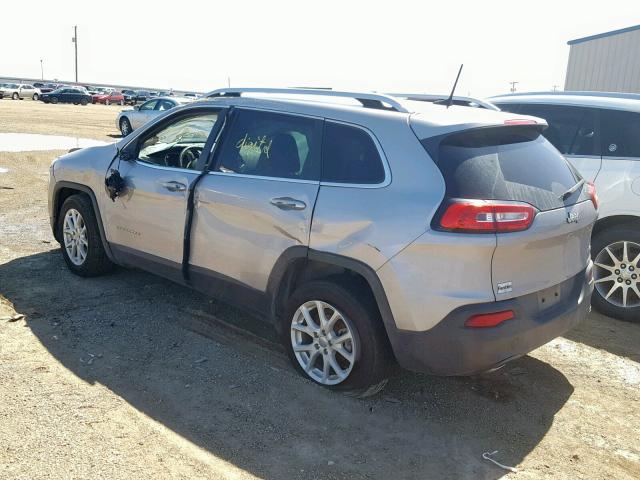 1C4PJLCB4JD566344 - 2018 JEEP CHEROKEE L SILVER photo 3