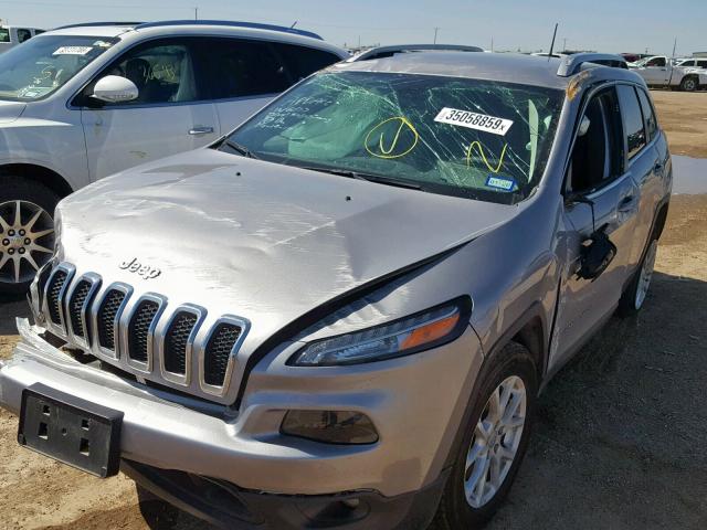 1C4PJLCB4JD566344 - 2018 JEEP CHEROKEE L SILVER photo 9