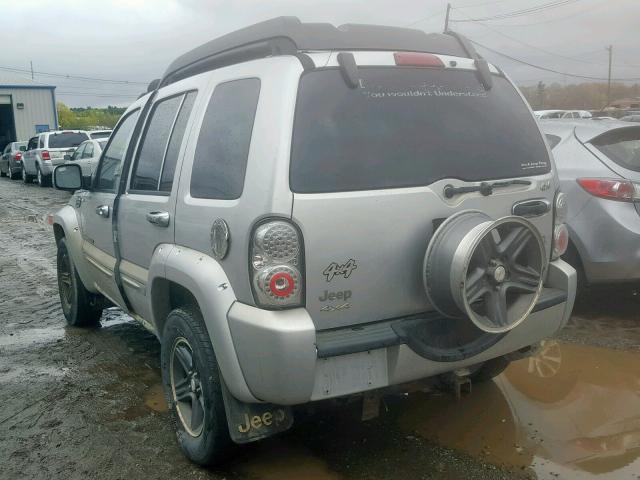 1J4GL38K63W602216 - 2003 JEEP LIBERTY RE GRAY photo 3