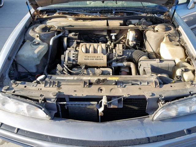 1G2HZ52LXN1245195 - 1992 PONTIAC BONNEVILLE GRAY photo 7