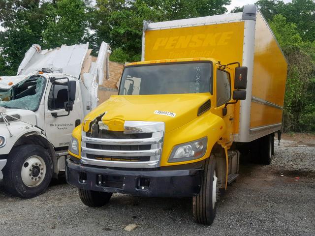 5PVNJ8JV4H4S63401 - 2017 HINO 258/268 YELLOW photo 2