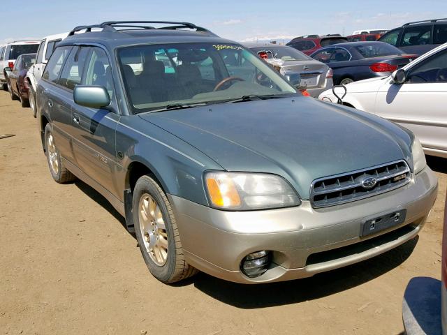 4S3BH806317638384 - 2001 SUBARU LEGACY OUT GREEN photo 1