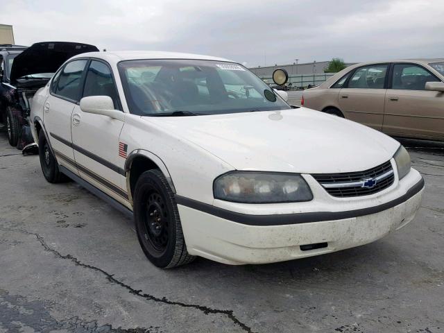 2G1WF55K029302230 - 2002 CHEVROLET IMPALA WHITE photo 1