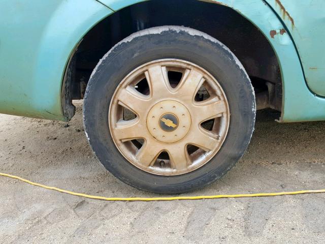 KL1TD52685B441197 - 2005 CHEVROLET AVEO BASE Жасыл фото 9