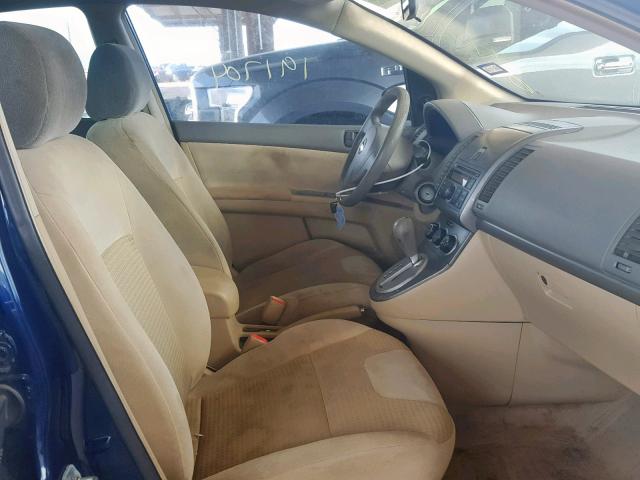 3N1AB61E67L664802 - 2007 NISSAN SENTRA 2.0 BLUE photo 5