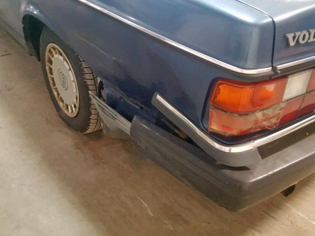 YV1AA8843M1448671 - 1991 VOLVO 240 BLUE photo 9