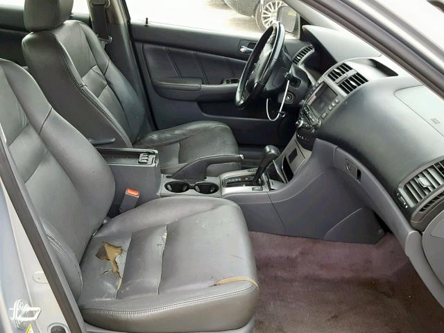 JHMCN36555C015097 - 2005 HONDA ACCORD HYB SILVER photo 5