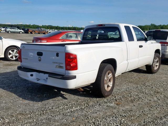 1D7CE3BK6AS151161 - 2010 DODGE DAKOTA SXT WHITE photo 4