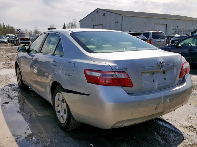 4T1BE46K17U628593 - 2007 TOYOTA CAMRY NEW SILVER photo 3