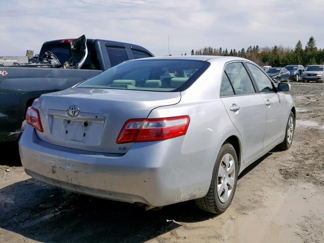 4T1BE46K17U628593 - 2007 TOYOTA CAMRY NEW SILVER photo 4