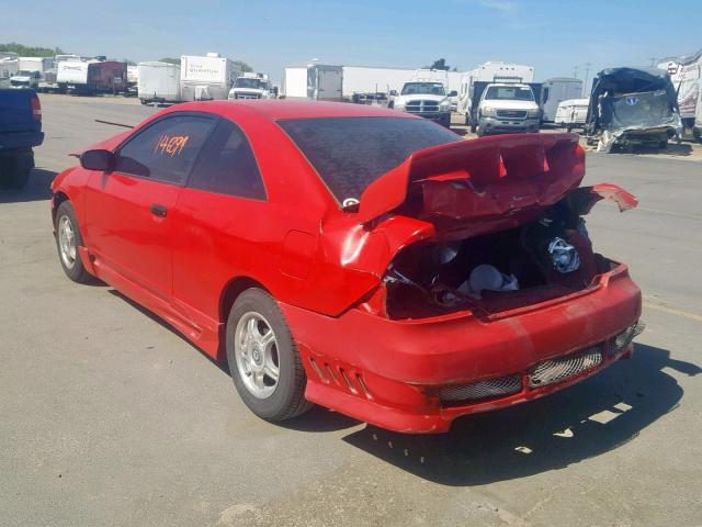 1HGEM21263L023275 - 2003 HONDA CIVIC DX RED photo 3