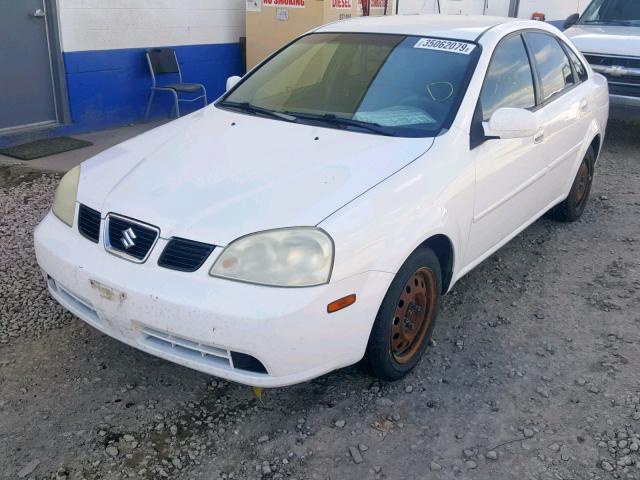 KL5JD56Z65K186608 - 2005 SUZUKI FORENZA S WHITE photo 2