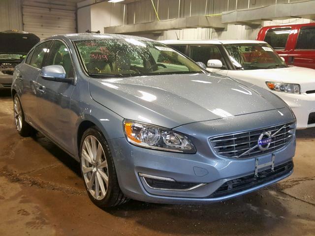 LYV402HK5JB174363 - 2018 VOLVO S60 PREMIE BLUE photo 1