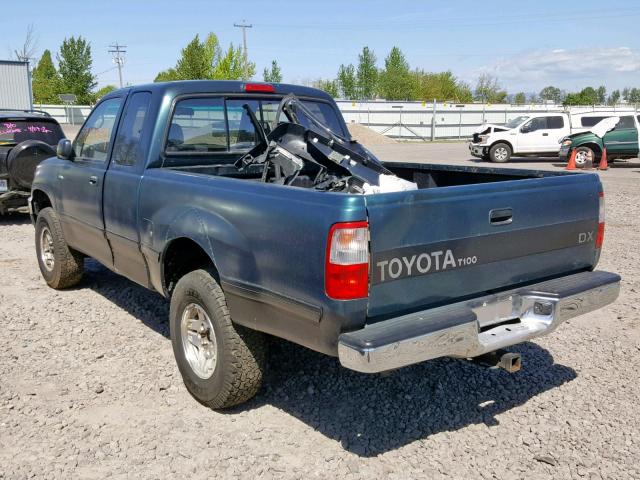 JT4VD22E4S0012587 - 1995 TOYOTA T100 XTRAC GREEN photo 3