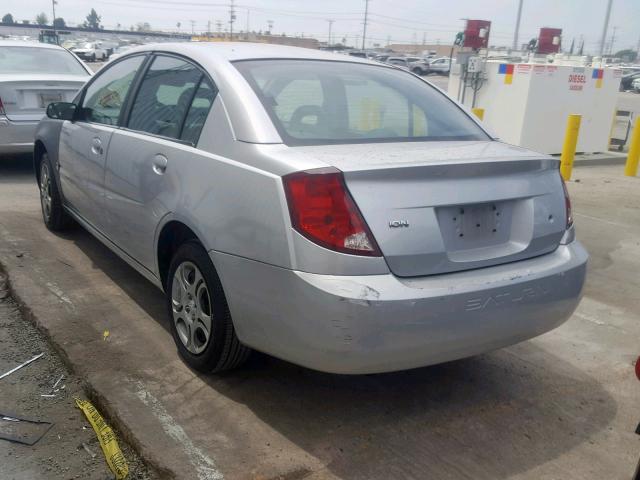 1G8AJ52F05Z104470 - 2005 SATURN ION LEVEL SILVER photo 3