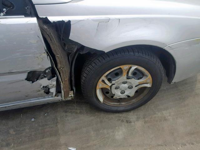 1G8AJ52F05Z104470 - 2005 SATURN ION LEVEL SILVER photo 9