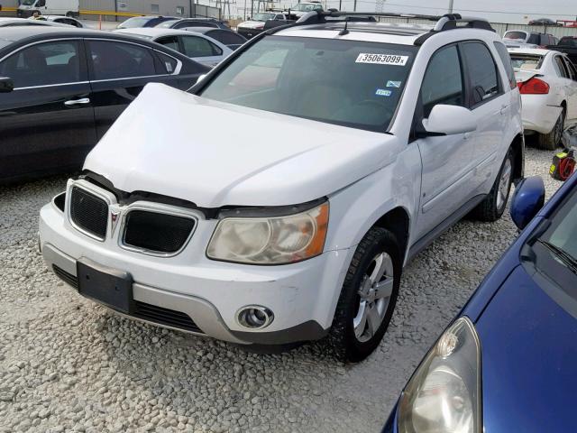 2CKDL63F066094949 - 2006 PONTIAC TORRENT WHITE photo 2